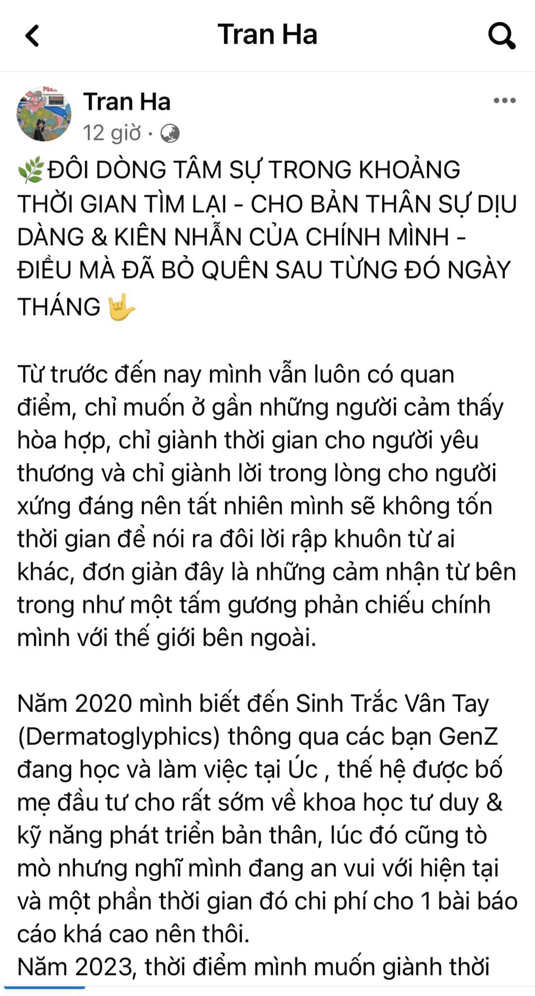 Chị Trần Hà